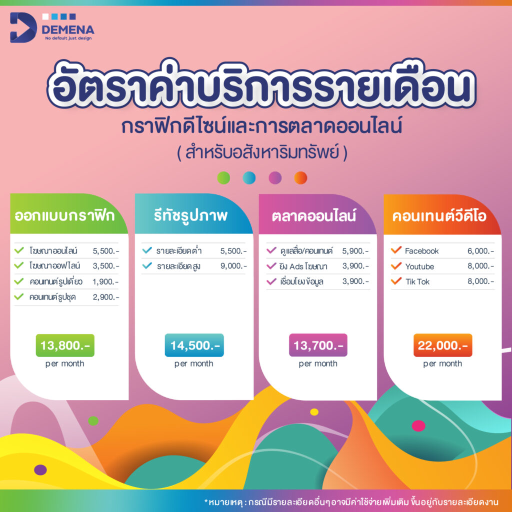 กราฟิกดีไซน์ การตลาดออนไลน์ เชียงใหม่